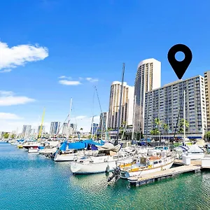  Apartment Waikiki Ilikai Marina
